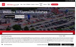 Fayetteville AUTOPARK website