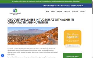 Align it! Chiropractic and Nutrition website