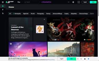 The Art Space Cafe website