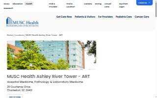 MUSC Health Ashley River Tower - ART website