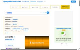 Adelante website