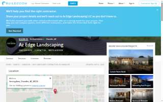 Az Edge Landscaping website