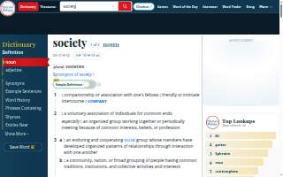 Society Salon website
