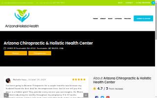 Arizona Chiropractic & Holistic Health Center website