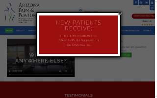 Arizona Pain & Posture | Scottsdale Chiropractor website
