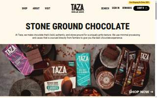 Taza Catering & Events website