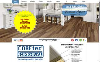 Carolina Carpet, Hardwood, & Tile website