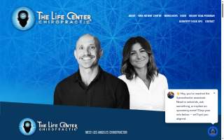 The Life Center Chiropractic website