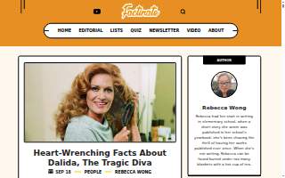 Dalida Restaurant website