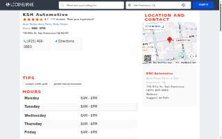 KSH Automotive website