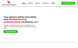 Elite Tile & Floors website