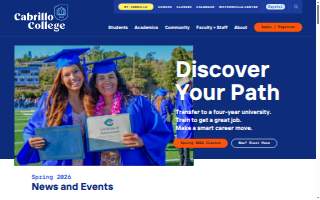 Cabrillo Plumbing, Heating & Air website