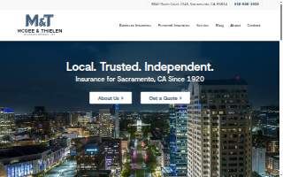 Sacramento Group Health Insurance Broker website