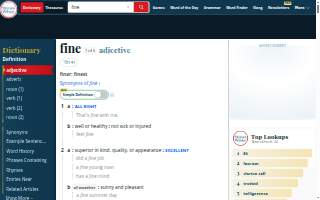 Fine Food Events website