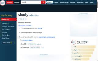 Shady's Corner website