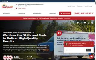 Mr. Handyman of Charleston and Summerville website