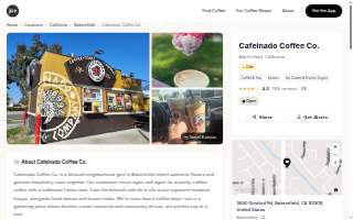 Cafeinado Coffee Co. website