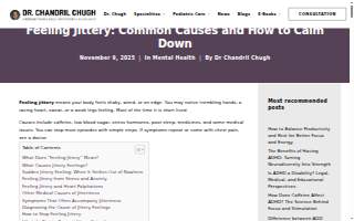 Jittery Geeks website