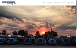 Oldenkamp Trucking website