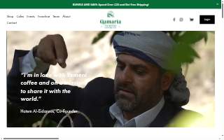 Qamaria Yemeni Coffee Co. of Eden Prairie website