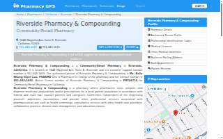 Riverside Pharmacy and Compounding website