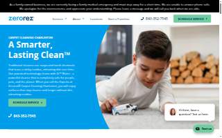 Zerorez of Charleston website