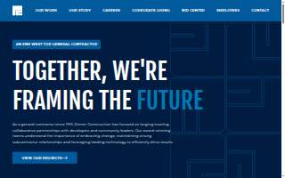 Pinner Construction website