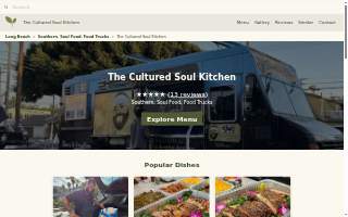 The Cultured Soul - Kitchen website