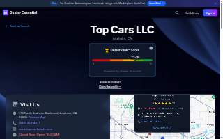 Top Cars website
