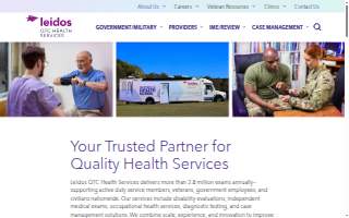 Leidos QTC Health Services of Oceanside website