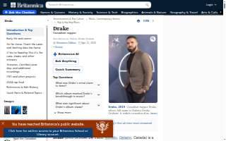 Drake's Evansville website