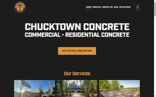 Chucktown Concrete website