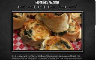Giovannis Catering website