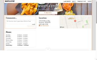 Whistle Stop website