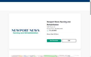 Newport News Nursing and Rehabilitation website