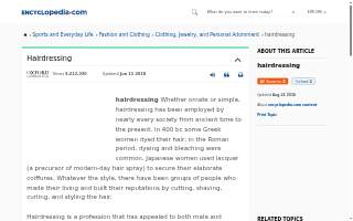 Hairdressing Co. Downtown website