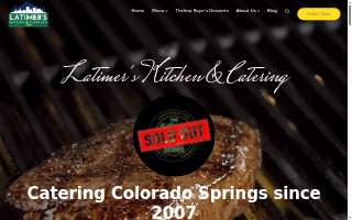 Latimer's Kitchen & Catering website