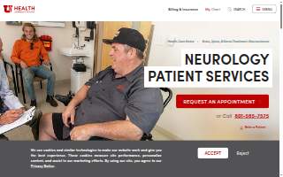 University Utah Neurology Clinic website