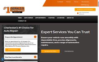 #6 Gerald's Tires & Brakes website