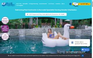 Blue Haven Pools & Spas of North Charleston website