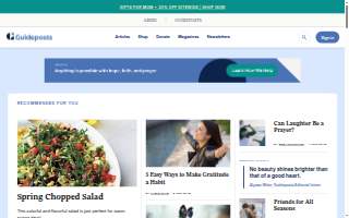 Guidepost Financial Planning website