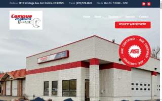 Campus Auto Repair website