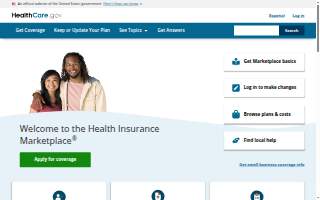 Marketplace Insurance Exchange website
