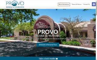 Provo Rehabilitation & Nursing website