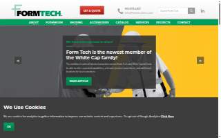 Form Tech Concrete Forms website