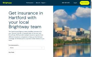 Brightway Insurance, The Tavia Forrest Agency website