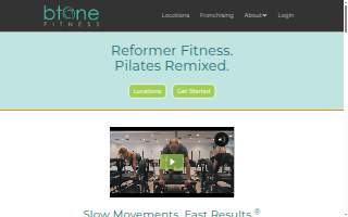 btone Fitness Hartford website