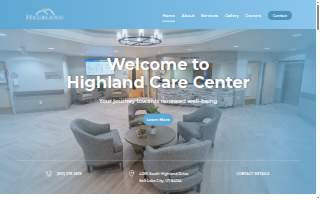 Highland Care Center website