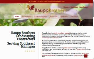 Raupp Landscape | Residential and Commercial website