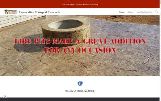 Decorative Stamped Concrete LLC website